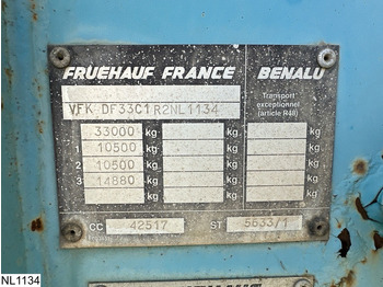 Контейнеровоз/ Змінний кузов напівпричіп Fruehauf Chassis 20 FT: фото 4