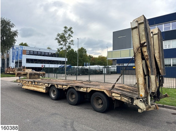 Низькорамна платформа напівпричіп Louault Lowbed 34,000 kg, Steering axle, Hydraulic, Winch: фото 3