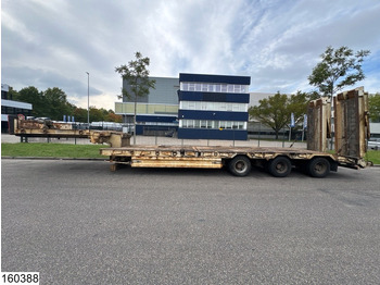 Низькорамна платформа напівпричіп Louault Lowbed 34,000 kg, Steering axle, Hydraulic, Winch: фото 2