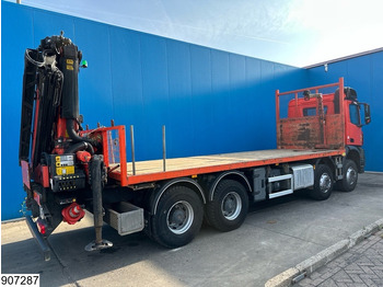 Бортова вантажівка/ Платформа, Вантажівка з маніпулятором Mercedes-Benz Arocs 3240 8X4, EURO 6, Steel suspension, Palfinger: фото 2