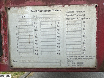 Низькорамна платформа напівпричіп Nooteboom Lowbed 48.000 KG: фото 5 Низькорамна платформа напівпричіп Nooteboom Lowbed 48.000 KG: фото 5