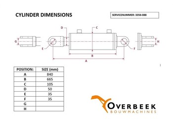 Гідравліка Atlas - Lifting cylinder/Hubzylinder/Hefcilinder: фото 4