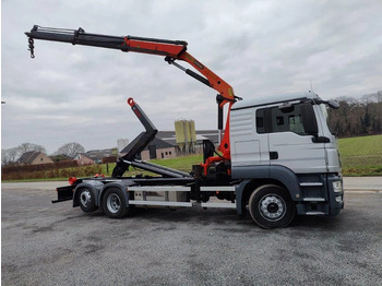 Гаковий мультиліфт вантажівка, Вантажівка з маніпулятором MAN TGS 26.320 Container Multilift + Kraan Palfinger PK16502: фото 3