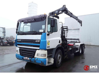 Контейнеровоз/ Змінний кузов вантажівка, Вантажівка з маніпулятором DAF 85 CF 340 Hiab 122B2 +remote: фото 3