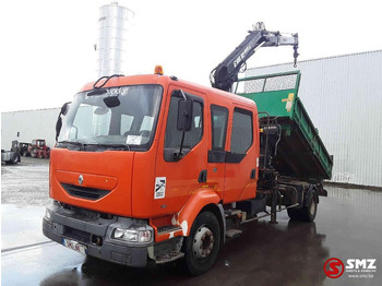 Самоскид вантажівка, Вантажівка з маніпулятором Renault Midlum 210 Hiab 102 manual pump: фото 3