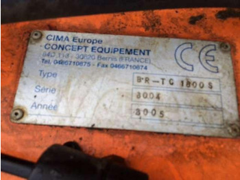 Щітка дорожня CIMA EUROPE Balayeuse 1800MM: фото 3