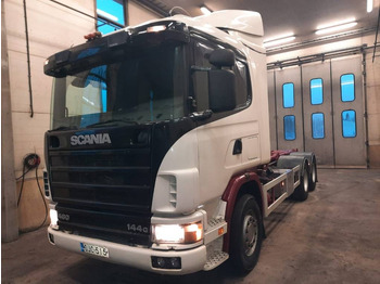 Гаковий мультиліфт вантажівка SCANIA R144