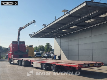 Бортова вантажівка/ Платформа, Вантажівка з маніпулятором DAF XF 440 6X2 NL-Truck Transporter HMF 900-K2 Kran Winch Lift-Lenkachse Euro 6: фото 2