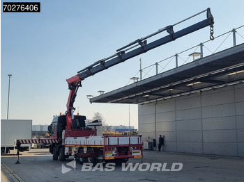 Бортова вантажівка/ Платформа, Вантажівка з маніпулятором Mercedes-Benz Actros 4146 8X4 FASSI F600AXP.26 Crane Kran NL-Truck Euro 5: фото 2