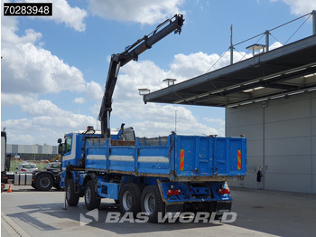 Самоскид вантажівка, Вантажівка з маніпулятором Scania G420 8X4 15m3 tipper Hiab 144 Crane Steelsuspension Manual Big-Axle Euro 3: фото 2