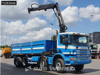 Самоскид вантажівка, Вантажівка з маніпулятором Scania G420 8X4 15m3 tipper Hiab 144 Crane Steelsuspension Manual Big-Axle Euro 3: фото 3