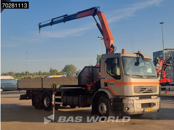 Бортова вантажівка/ Платформа, Вантажівка з маніпулятором Volvo FE 280 6X2 NL-Truck Palfinger PK15500 Kran Crane Manual Liftachse Euro 4: фото 3