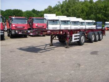 Контейнеровоз/ Змінний кузов напівпричіп Dennison 3+1 axle 2 x 20 ft combi trailer: фото 1