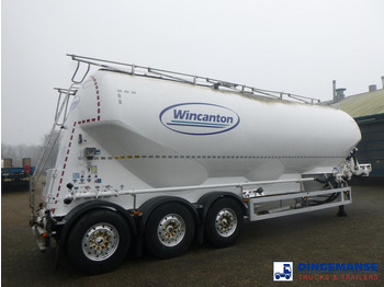Напівпричіп цистерна Feldbinder Powder tank alu alu 49 m3 / 1 comp: фото 3