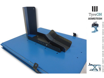 Обладнання для гаражів/ Майстерень ASM0703H motorcycle lifting table with front wheel chock: фото 2