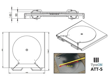Обладнання для гаражів/ Майстерень ATT5 alignment turn plates - height 5 cm: фото 2 Обладнання для гаражів/ Майстерень ATT5 alignment turn plates - height 5 cm: фото 2
