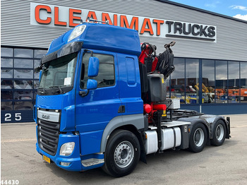 Тягач DAF FAT 85.510 6x4 Euro 6 Retarder Fassi 36 Tonmeter laadkraan: фото 2