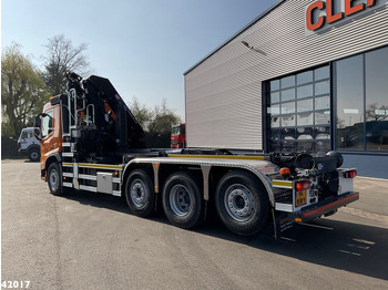 Гаковий мультиліфт вантажівка, Вантажівка з маніпулятором Volvo FM 420 8x2 HMF 28 Tonmeter laadkraan: фото 2
