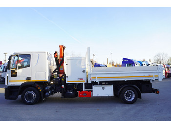 Вантажівка з маніпулятором IVECO Eurocargo 120E18 Crane Palfinger / 3-way tipper / sleeper cab: фото 5