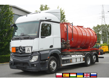 MERCEDES-BENZ Actros 2545 6 × 2 MP5 / NEW septic barrel 13000 L в лізинг MERCEDES-BENZ Actros 2545 6 × 2 MP5 / NEW septic barrel 13000 L: фото 1