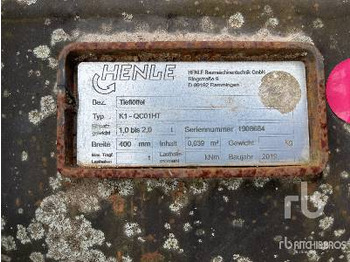 Ківш екскаватора HENLE K1-QC01HT 400 mm 1.1 - 2.0 to.: фото 3
