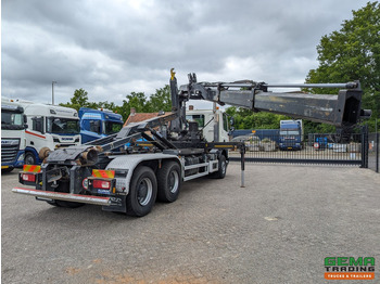 Гаковий мультиліфт вантажівка, Вантажівка з маніпулятором DAF CF85.410 6x4 Dagcab Euro5 EEV - Hiab Haakarm + Hiab 166E-2 DUO - Vangmuil: фото 4
