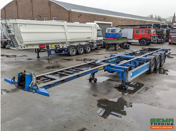Контейнеровоз/ Змінний кузов напівпричіп Pacton TXC339 3-Assen SAF - Schijfremmen - Lift-As - Vast - Reservewiel - 2x 20 30 40 45FT: фото 2