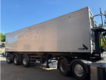 Самоскид напівпричіп Stas SA345K 60m3 Vol-alu Klep/deuren 10 tons assen Liftas Stuuras Nieuwe apk tot 23-6-2026: фото 3