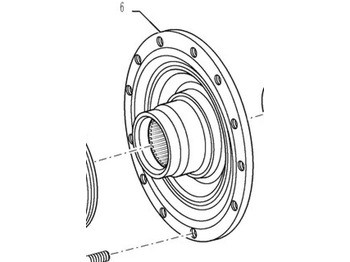 Вісь та запчастини CASE