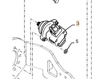 Гідравлічний мотор CASE