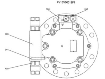 Новий Поворотний редуктор в категорії Будівельна техніка Case PY15V00012F2 - PY15V00012F1: фото 2