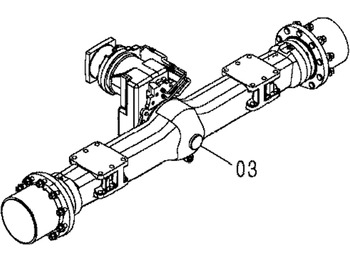 Задня вісь HITACHI