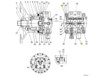Поворотний редуктор NEW HOLLAND