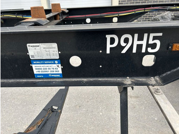 Новий Контейнеровоз/ Змінний кузов причіп Krone 2 Achswechselfahrgestell, Typ: MAXI AZW 18 eL3B7: фото 3
