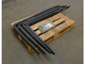 Вила в категорії Вилкові навантажувачі KAUP Mehrfachklammer 800 x 80 x 40 mm: фото 2