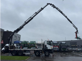Бортова вантажівка/ Платформа, Вантажівка з маніпулятором Renault C430 8X4 - EURO 6 + HIAB 288 E-5 + JIB 70X-4 + R: фото 2
