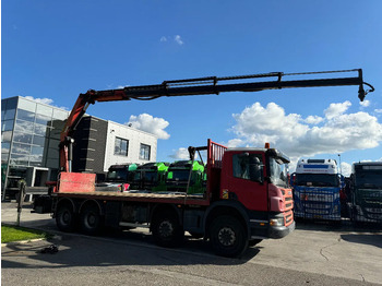 Бортова вантажівка/ Платформа, Вантажівка з маніпулятором Scania P360 8X4 - EURO 5 + PALFINGER PK22002-EH + REMOTE: фото 3