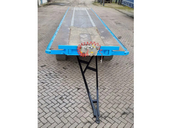 Бортовий причіп/ Платформа Van Hool 13.60 M LONG - 1 M HIGH - SUPER SINGLE TIRES - DRUM BRAKES: фото 2