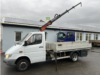 Легка бортова вантажівка MERCEDES-BENZ Sprinter 413 313 Pritsche Kran Palfinger PC2300: фото 2
