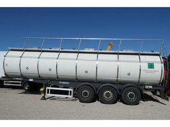Напівпричіп цистерна Для транспортування харчових продукті Menci SA 105, Isoliert, Tank aus 2016, 32m³, 4 Kammern: фото 3 Напівпричіп цистерна Для транспортування харчових продукті Menci SA 105, Isoliert, Tank aus 2016, 32m³, 4 Kammern: фото 3