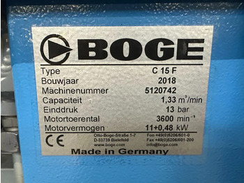 Повітряний компресор Boge C15F - 15 KW frequentiegeregelde schroefcompressor: фото 3