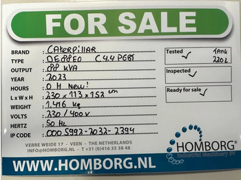 Новий Електричний генератор Caterpillar DE88E0 C4.4 PGBT 88 kVA Silent Generatorset CAT New !: фото 2 Новий Електричний генератор Caterpillar DE88E0 C4.4 PGBT 88 kVA Silent Generatorset CAT New !: фото 2