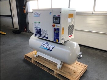 Новий Повітряний компресор Fiac New Silver 10 / 300 Silent 7.5 kW 860 L / min 10 bar Elektrische Schroefcompressor met ketel: фото 4