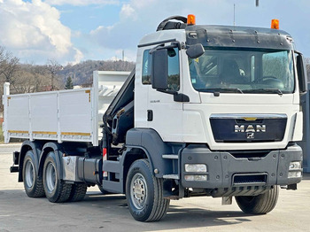 Самоскид вантажівка, Вантажівка з маніпулятором MAN TGS 26.400 * HIAB 166 ES - 3 HIPRO + FUNK * 6x4: фото 4