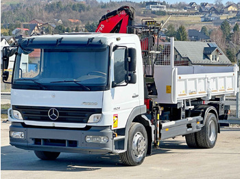 Вантажівка з маніпулятором Mercedes-Benz ATEGO 1524 Kipper 4,35 m* FASSI F95A.21* TOP: фото 2