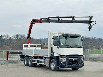 Новий Вантажівка з маніпулятором Renault C 380 *PRITSCHE 6,80m * PK 18002-EH C + FUNK*6x4: фото 2