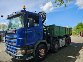Вантажівка з маніпулятором Scania R 124G 420 8x2: фото 3