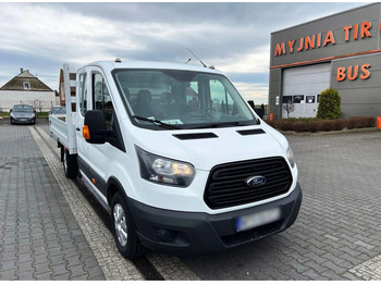 Легка бортова вантажівка, Вантажопасажирський фургон Ford Transit Doka 7-seaters + Box One Owner: фото 5
