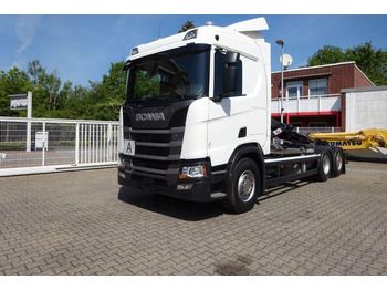 Гаковий мультиліфт вантажівка SCANIA R 450