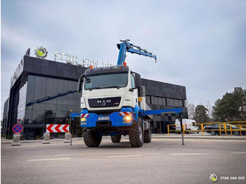 Вантажівка з маніпулятором, Бортова вантажівка/ Платформа MAN  TGS 18.440 4x4 HIAB 166 E-4 CRANE KRAN MAN  TGS 18.440 4x4 HIAB 166 E-4 CRANE KRAN: фото 3